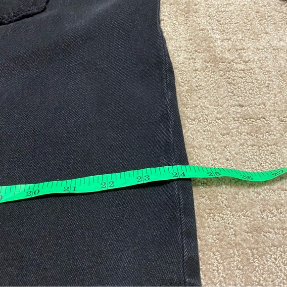 {Zara} Oversized Black Denim Silver Studded Jacket ~ Size Small - Picture 15 of 16